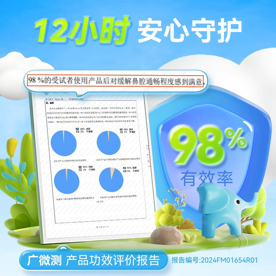 鼻精灵通鼻贴儿童通气鼻贴鼻塞孕妇鼻舒贴植物精油婴儿通气鼻贴