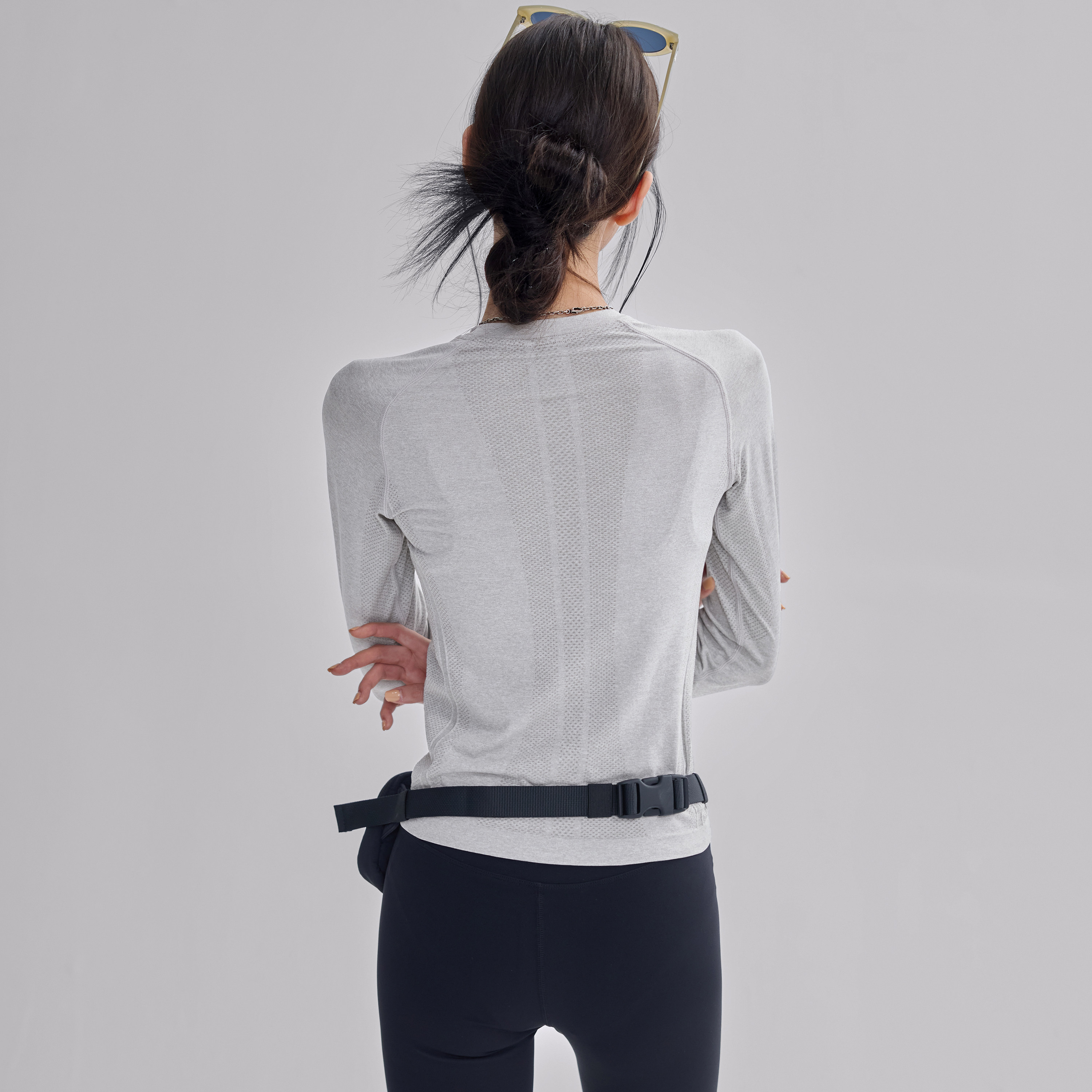 瑜伽服上衣女2026新款健身跑步训练速干长袖初秋修身显瘦运动T恤,淘宝优惠券,粉丝福利购,淘宝优惠卷