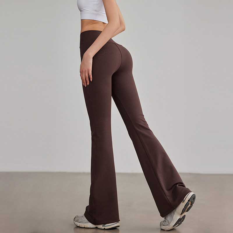 宋站运动喇叭裤女高腰显瘦瑜伽裤普拉提健身舒适紧身春秋款微喇裤,淘宝优惠券,粉丝福利购,淘宝优惠卷