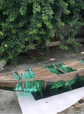 创意镂空小船古铜色透明亚克力家居饰品摆件商业售楼处大型雕塑