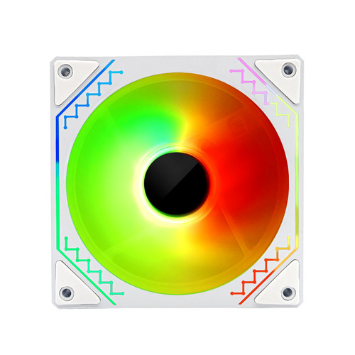 棱镜四代ARGB风扇箱散热12CM风扇神光同步5V3针静音PWM温控水冷-图3