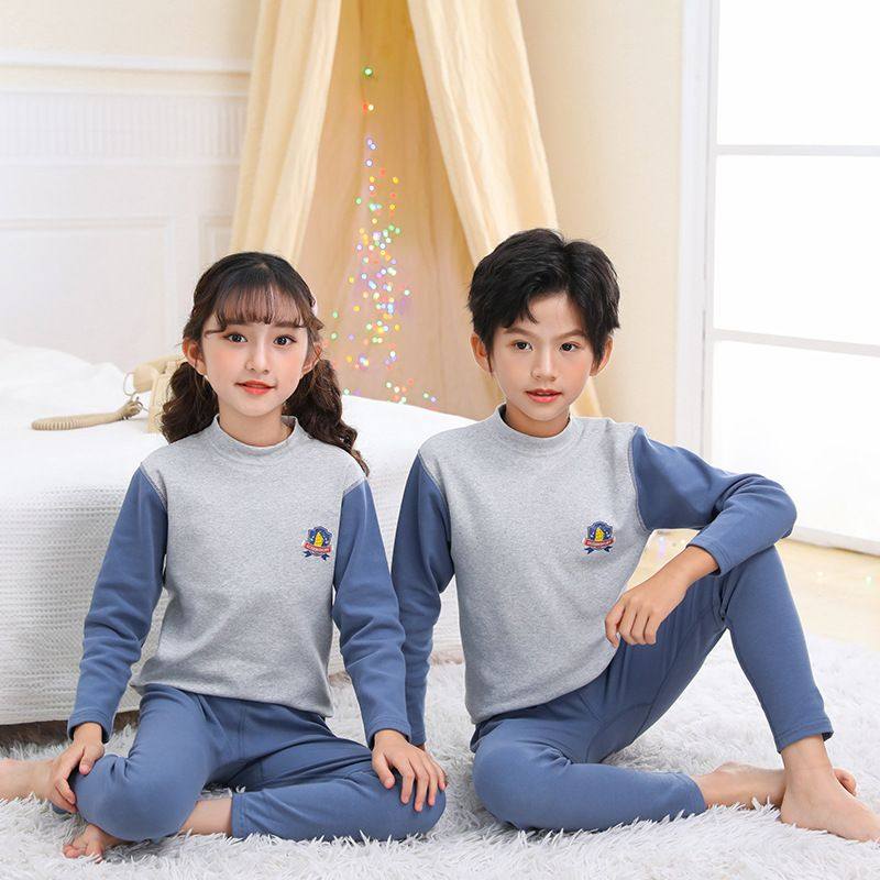 儿童舒绒加厚保暖内衣套装纯棉男童女童秋冬中大童棉毛衫秋衣秋裤,淘宝优惠券,粉丝福利购,淘宝优惠卷