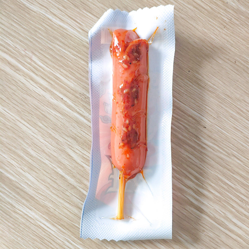 力诚香辣味鸡肉肠热狗烧烤开花香肠 每纪食品猪肉类