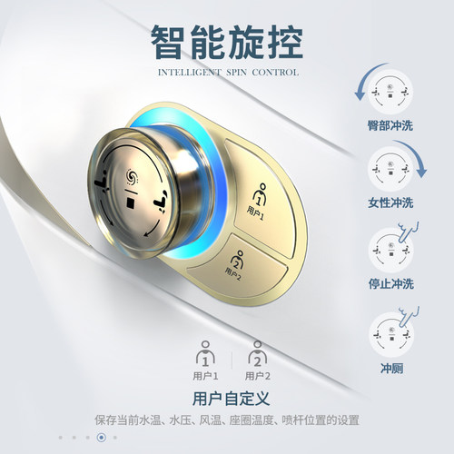 idear/地尔米诺斯水疗一体智能马桶缓解便秘灌肠通便助排便坐便器 - 图2