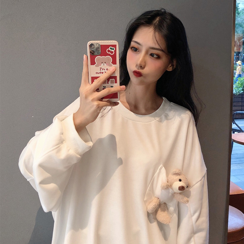 古着vintage秋冬宽松韩版ins卫衣 楚筠卫衣/绒衫