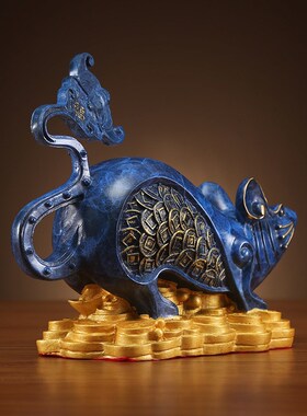 有福十二生肖摆件工艺品客厅办公