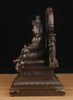 密宗黄财神家居客厅佛堂工艺品