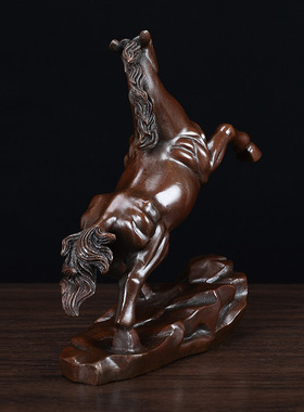 铜马到成功摆件铜客厅马工艺品家居玄关酒柜装饰品办公室生肖马