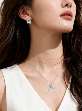 VRQ唯诺其雅典娜光芒贝母项链时尚高级精致锁骨链女送女友礼物