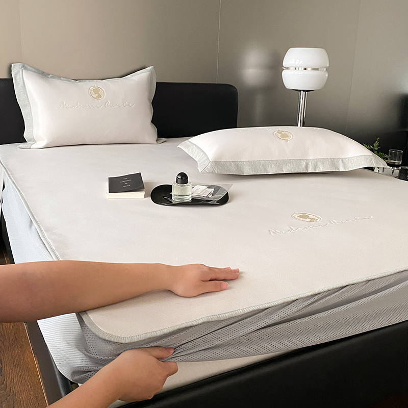 罗兰家纺冰丝凉席夏天A类空调软席可水洗防滑床笠凉感席子三件套,淘宝优惠券,粉丝福利购,淘宝优惠卷