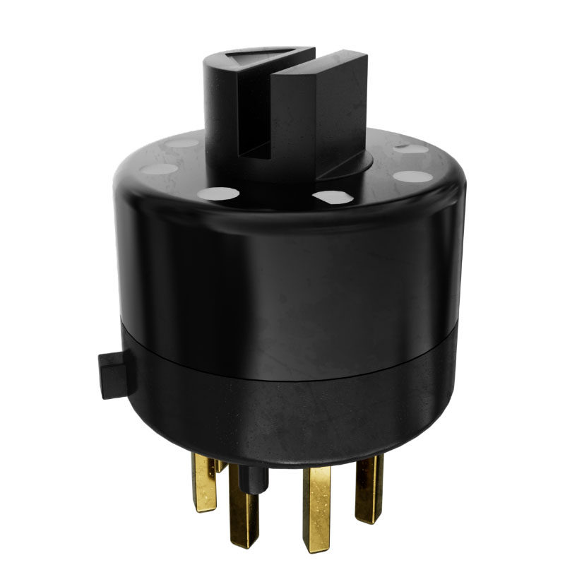 进口mini小型旋转波段开关档位选择2 3 4 5 6 8多档调节开关批发 - 图1