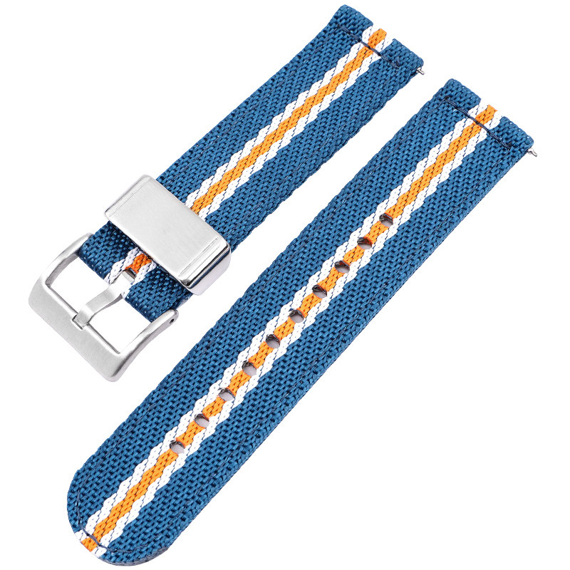 代用dw精工编织帆布尼龙手表带男女 沐时配件