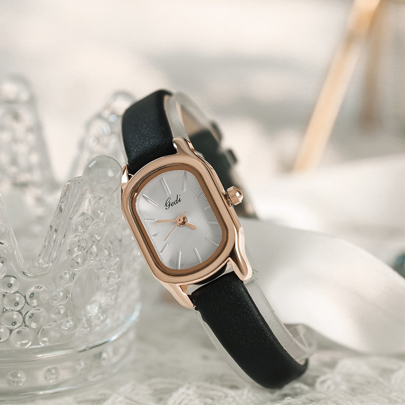 复古简约气质ins风学生防水手表 歌迪老林国产腕表