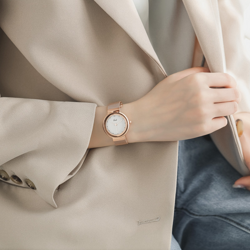 2020新款简约气质学生复古冷淡手表 歌迪老林国产腕表