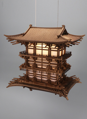 木新中式客厅玄关吊饰