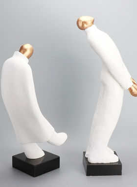 人像艺术风轻奢雕塑抽象软装饰品