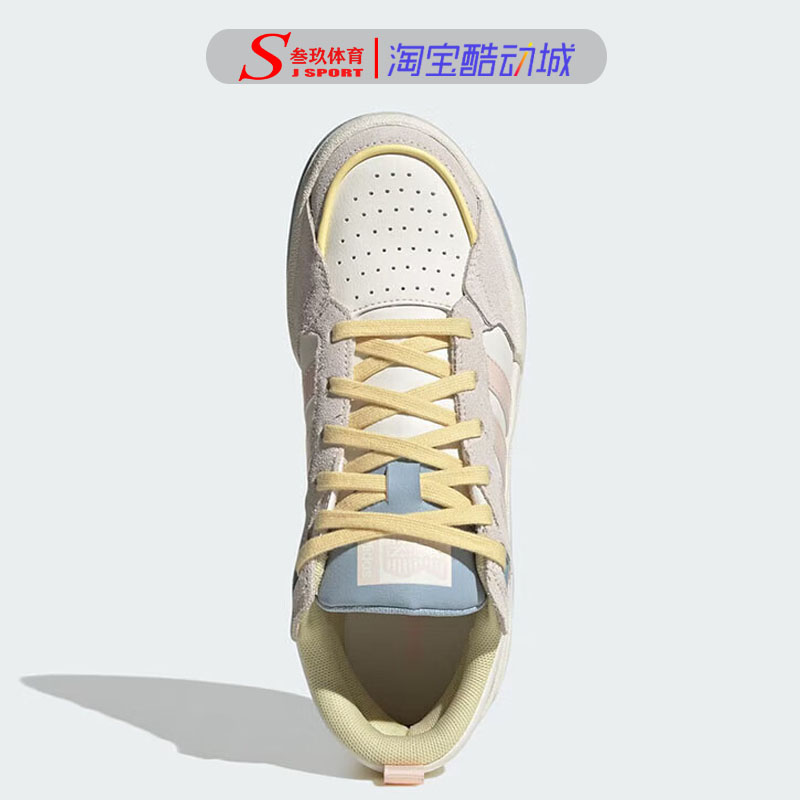 Adidas阿迪达斯100DB男女低帮防滑耐磨舒适运动休闲板鞋IE5576 - 图0