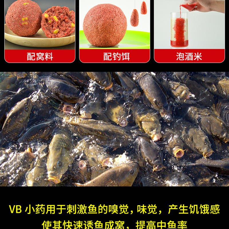 鱼浪来得快红鲫h水黄鲤鱼液体香精泡米小药野钓窝料饵料鱼饵诱食 - 图0