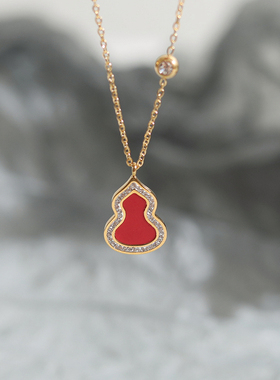 皓石滴油葫芦百搭闪钻颈链