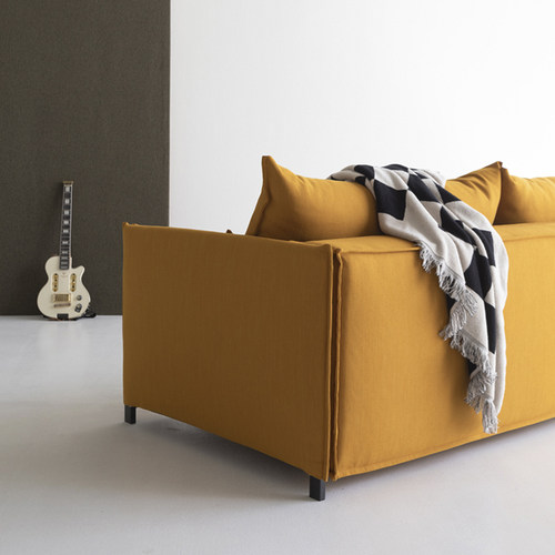 丹麦依诺维绅北欧折叠客厅沙发床帕特里克两用小户型三人布艺沙发 - 图2