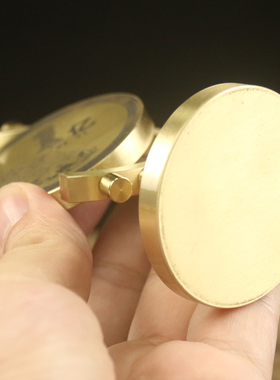 铜之心黄铜摆件中式客厅