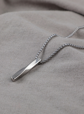 螺旋嘻哈风小众设计感吊坠项链