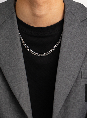 钛钢男女项链颈链锁骨链