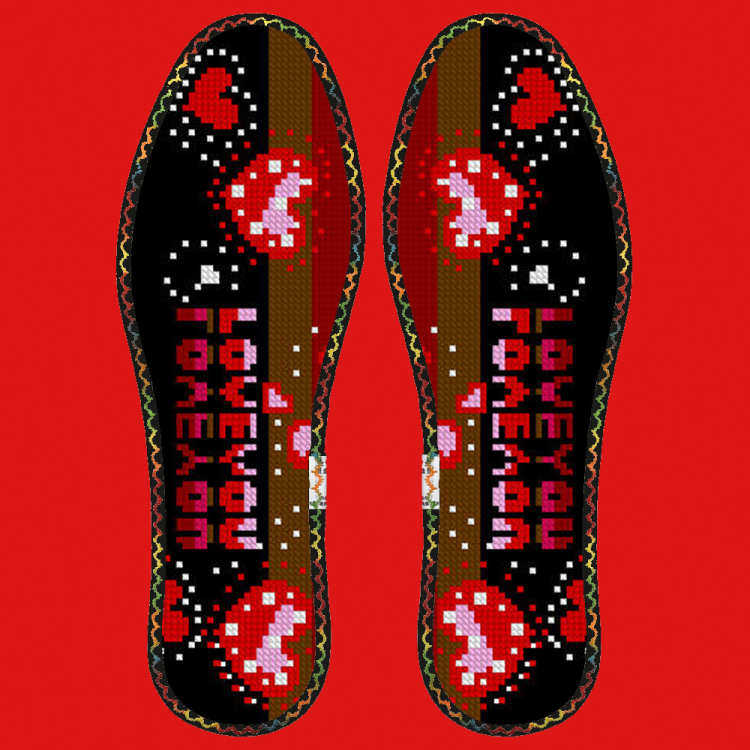 新款玫瑰香黑色底合集带花边七层纯棉布十字绣鞋垫薄款柔软小格子,淘宝优惠券,粉丝福利购,淘宝优惠卷