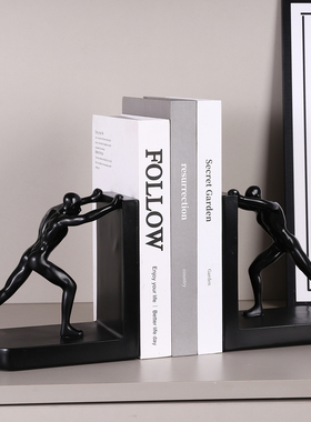 新款创意人物书挡摆件书桌装饰品