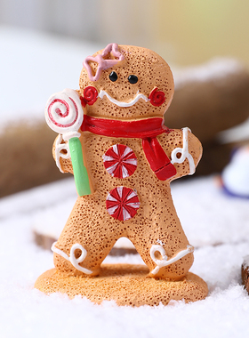 新款创意可爱姜饼人装饰品摆件