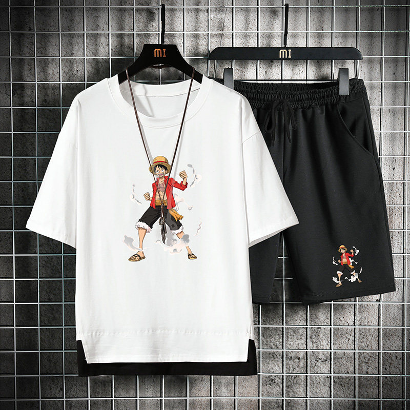 夏季宽松休闲简约青少年学生睡衣 格迪格奈睡衣/家居服套装