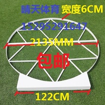 厂价直销铅球抵趾圈投球圈直径2.135米 铁饼圈2.5米实木 抵趾板包