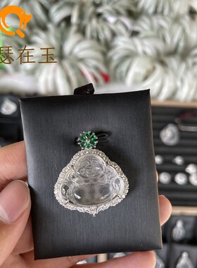 河南南阳石佛寺玉石吊坠玉器项链佛公玉髓玛瑙玉佛葫芦市场