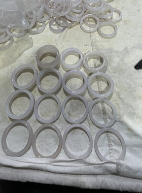 河南南阳石佛寺玉器市场手镯玉石玛瑙玉髓白月光一物一证正圈