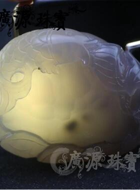 厂家直供真品玛瑙水胆原石摆件手工雕刻玛瑙水胆玉髓手把件工艺品