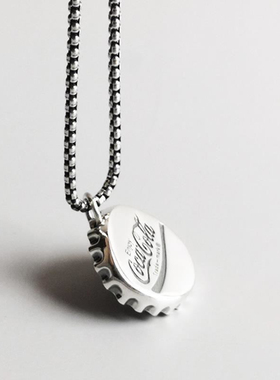 项链轻奢小众可乐瓶盖男女ins