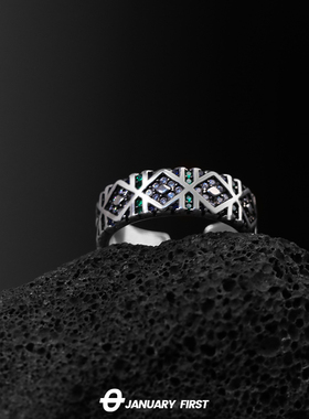 男女合金原创天使之眼设计戒指