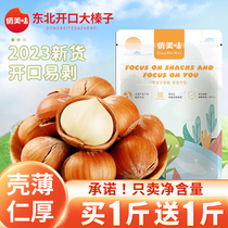 Opening large hazelnut Northeastern special production of freshly fried matogata nuts Nuts Baking 2023 New stock Pregnant Women Snacks