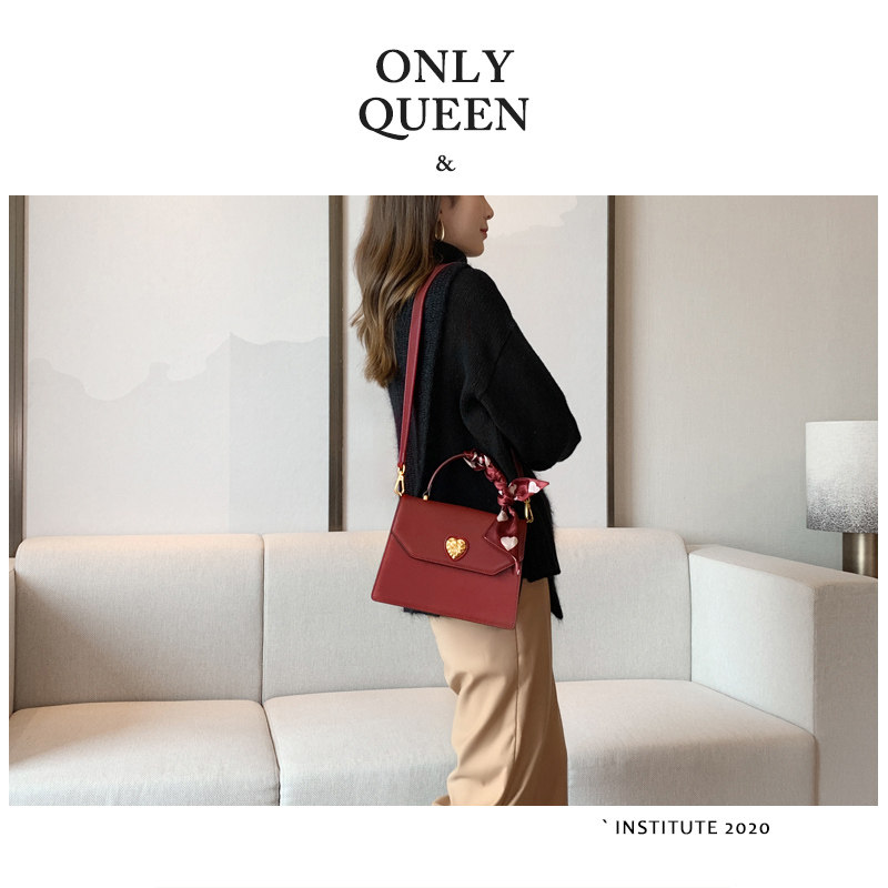 红色小ck新款2020潮女士仙女手提包 唯女王女士包袋