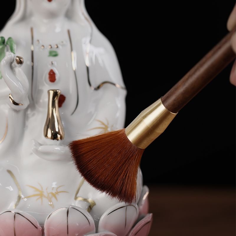 铜木佛尘软毛刷佛像清理工具除尘清洁神像佛堂用品佛尘掸子扫刷子,淘宝优惠券,粉丝福利购,淘宝优惠卷