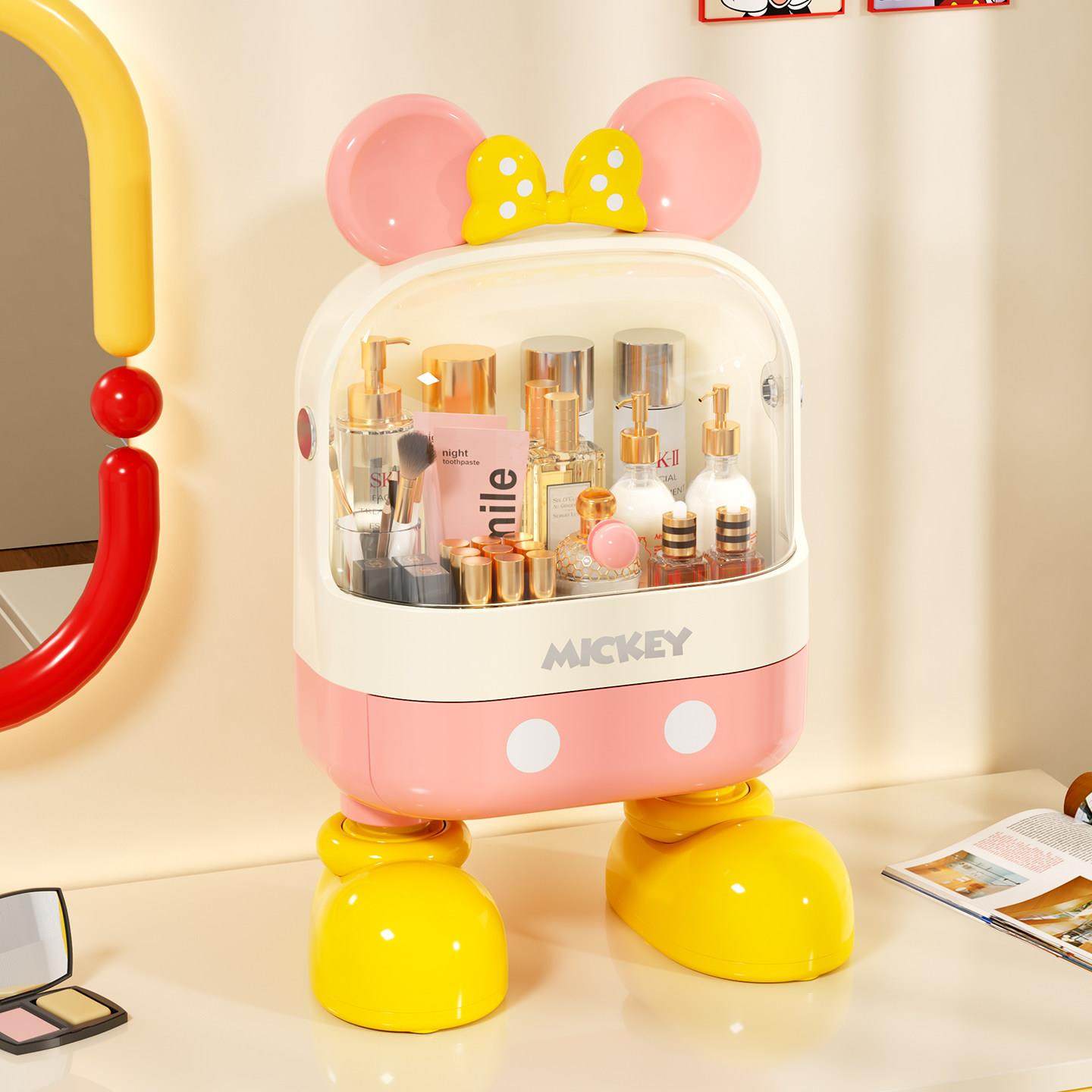 化妆品收纳盒桌面防尘护肤品置物架梳妆台高级感抽屉大容量化妆柜,淘宝优惠券,粉丝福利购,淘宝优惠卷