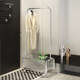 Bedroom clothes hanger floor-standing household mobile light luxury coat rack hanging clothes storage rack does not take up space to store clothes artifact