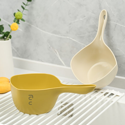 新款水瓢加厚长柄耐高温水勺大容量浇菜厨房摔不坏家用塑料水舀子 - 图2