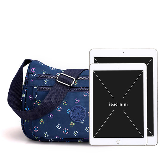 One-shoulder crossbody multi-layer women's bag with large capacity
