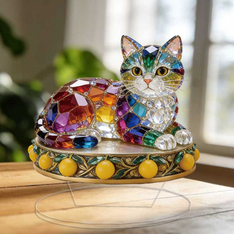 水晶骏马摆件八方来财立牌电脑办公室工位学生装饰品逼真,淘宝优惠券,粉丝福利购,淘宝优惠卷