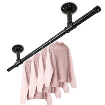 Balcony clotheshorse top loading stationary clothes hanger Stainless Steel Clotheshorse single pole Hanging Clothes Pole Outdoor Windproof Cool Clothes