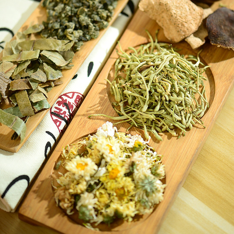 罗汉果咽喉伴侣桑叶组合金银花茶 佰薇集食品养生茶