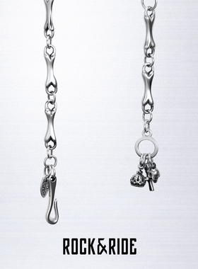 ROCKRIDE骨头项链925纯银