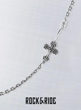 ROCKRIDE 自由十字项链配链 可配吊坠925纯银配饰潮流男款