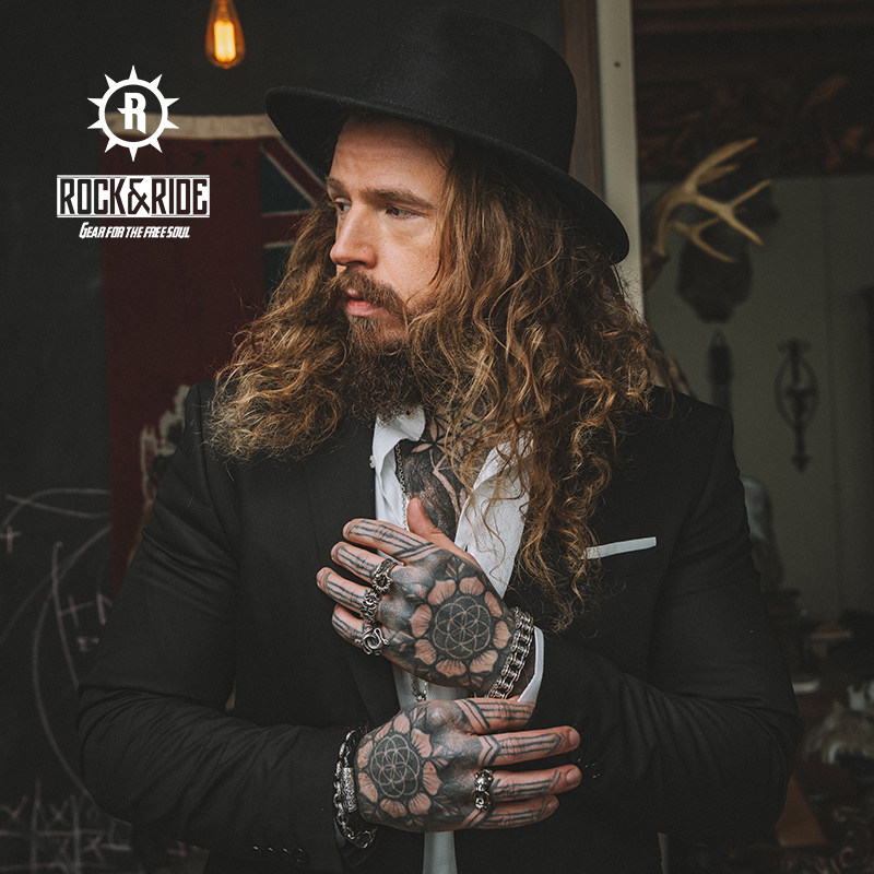 [商场同款]rockride龙骨龙鳞潮对戒 rockride戒指/指环